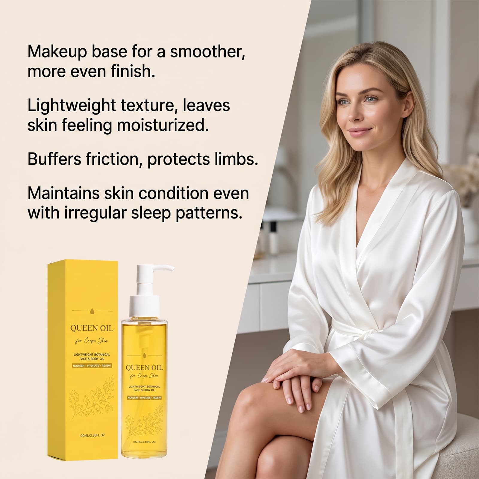 Lightweight Botanical Face Body Oil
