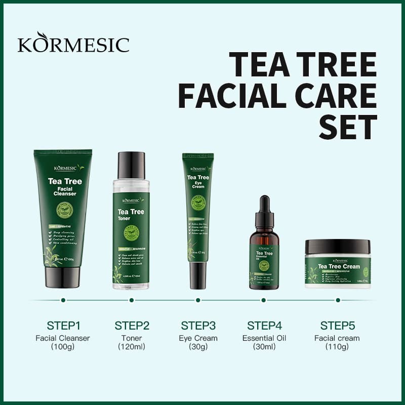 AllEnglish Tea Tree Skincare Set Hydrating And Moisturizing