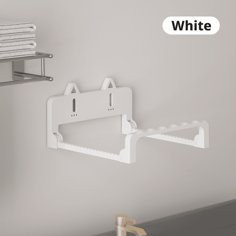 Portable Folding Washbasin Stand – White PP