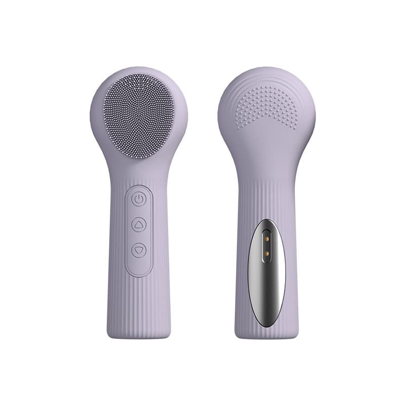 Warm Silicone Facial Cleansing Brush with Massage & Heat