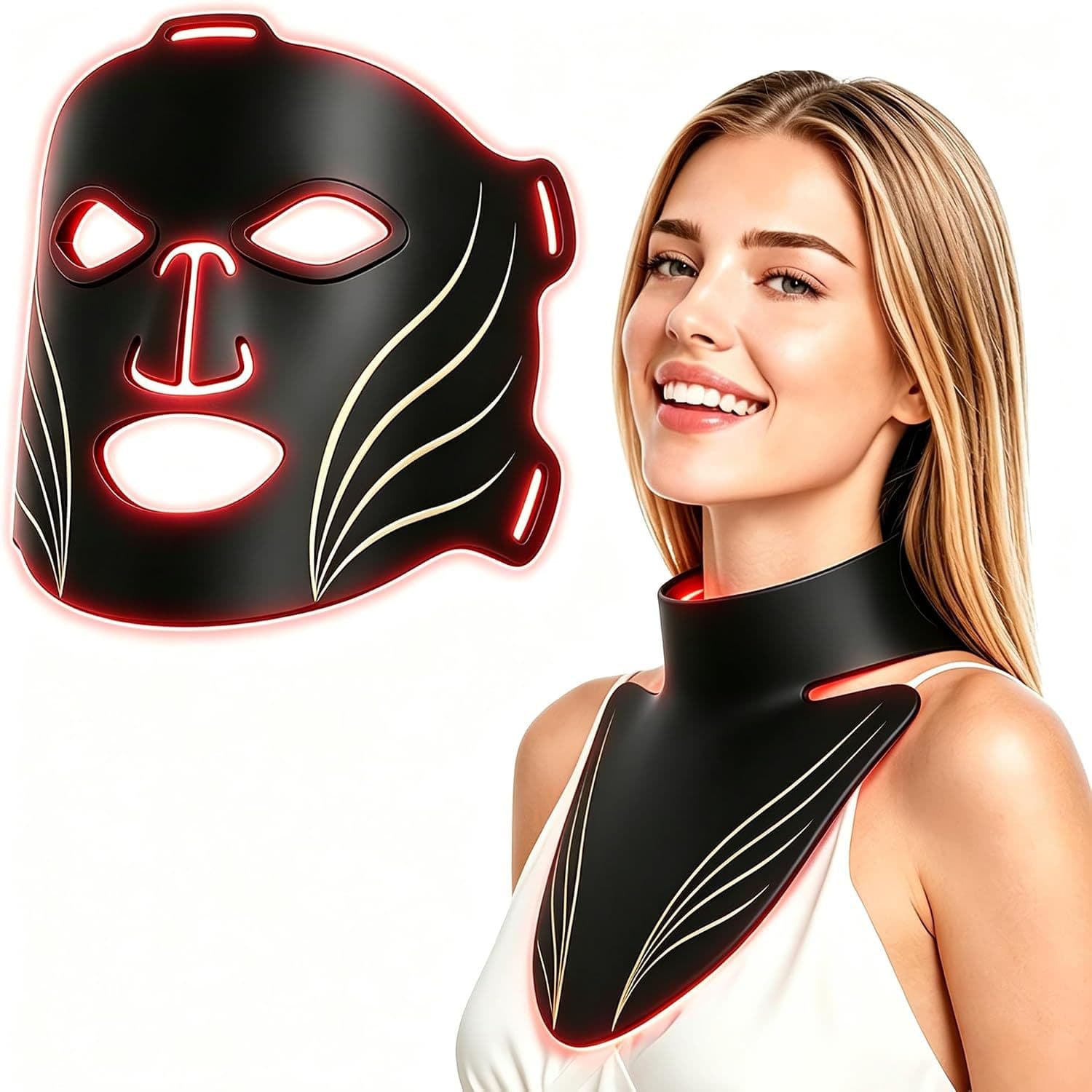 LED 7 Color Silicone Facial Beauty Mask