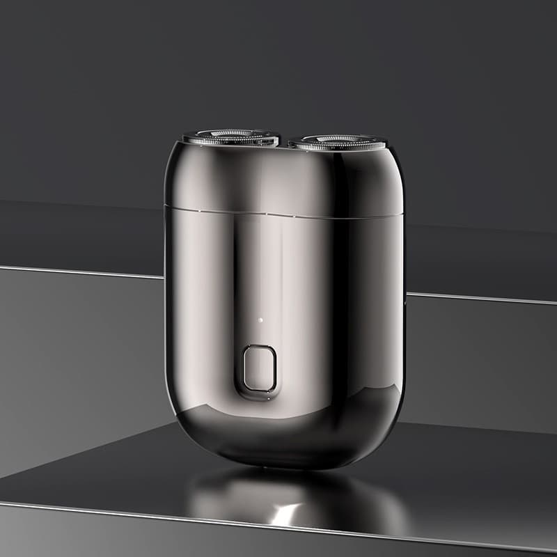 New Cross-border Mini Electric Double-head Shaver, Portable Travel Magnetic Full-body Washable Rechargeable Razor