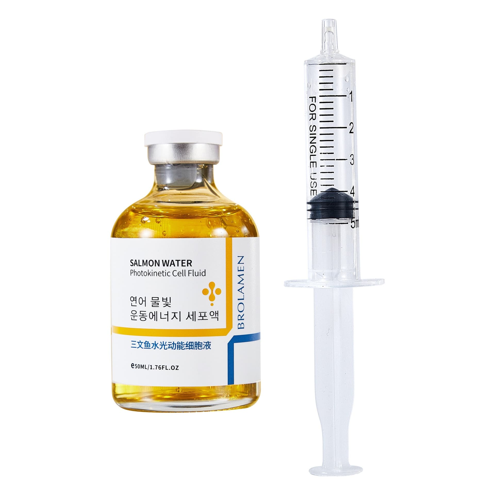 Salmon Hydrating Kinetic Cell Serum Facial Moisturizing Treatment