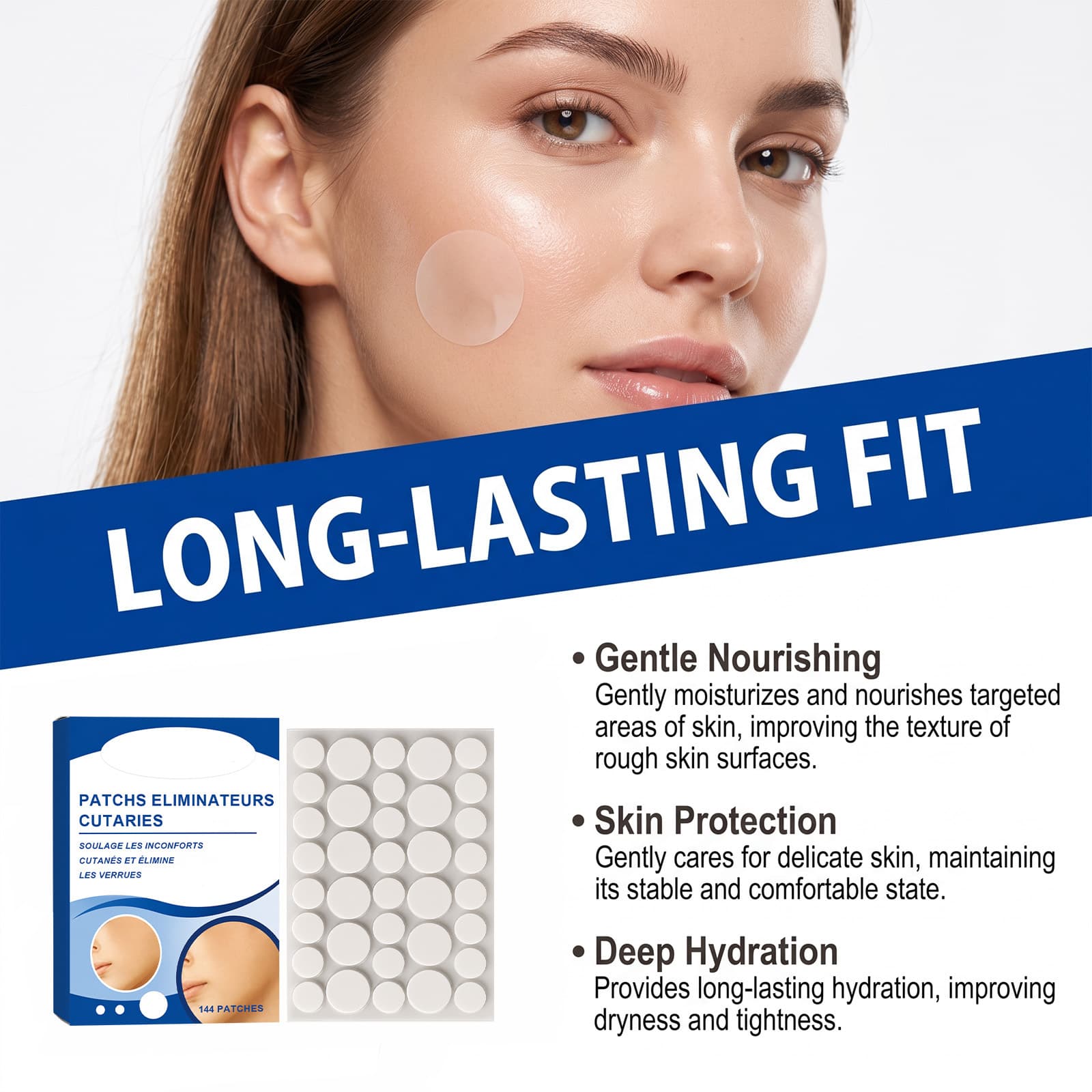 Skin Care Patch With A Gentle Formula Thats Skin-friendly And Breathable