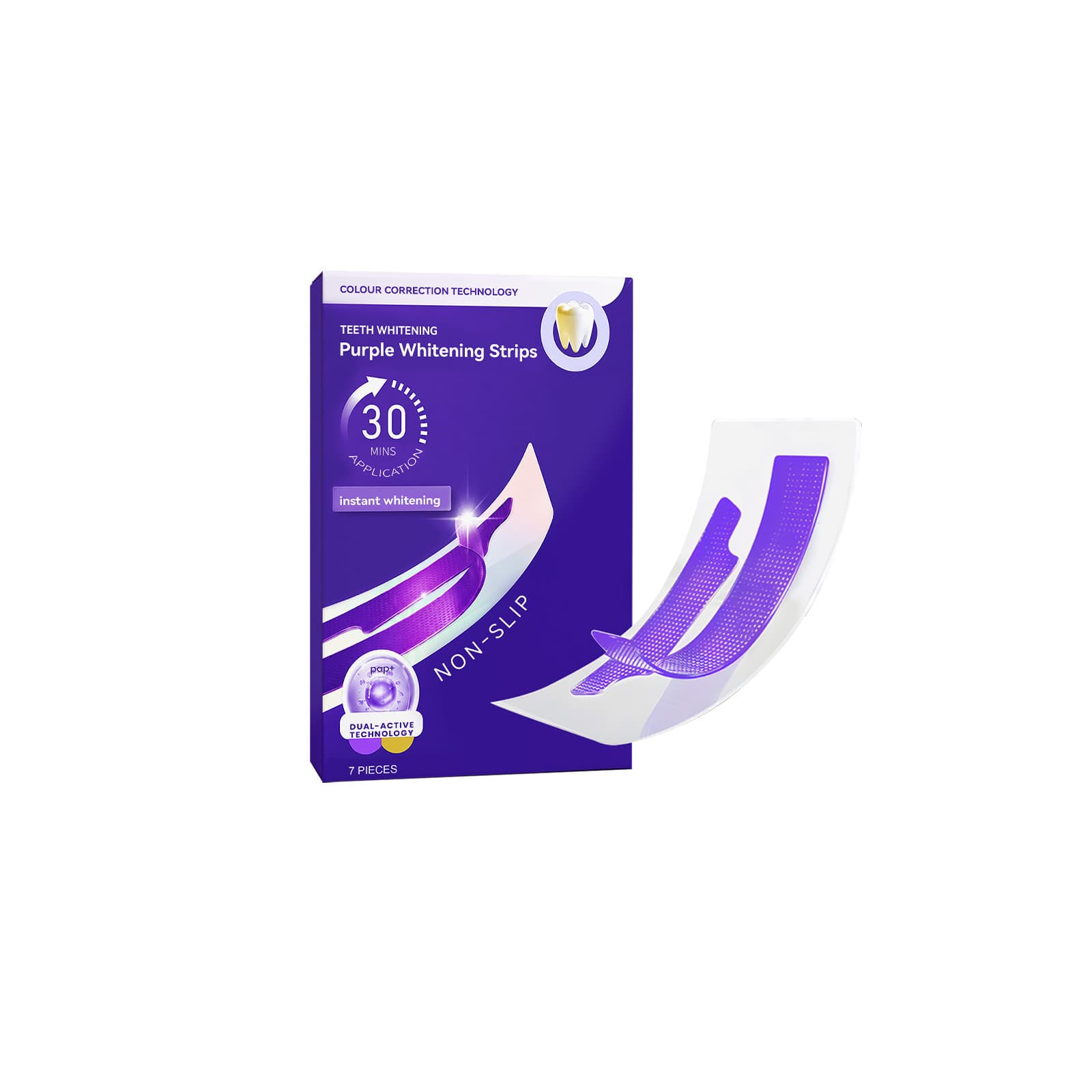 Purple Teeth Whitening Strips
